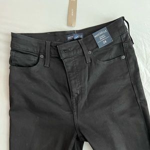 J Crew black denim pants